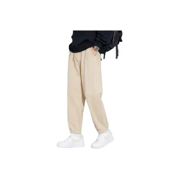 Tonlion Casual Pants Unisex Light Khaki