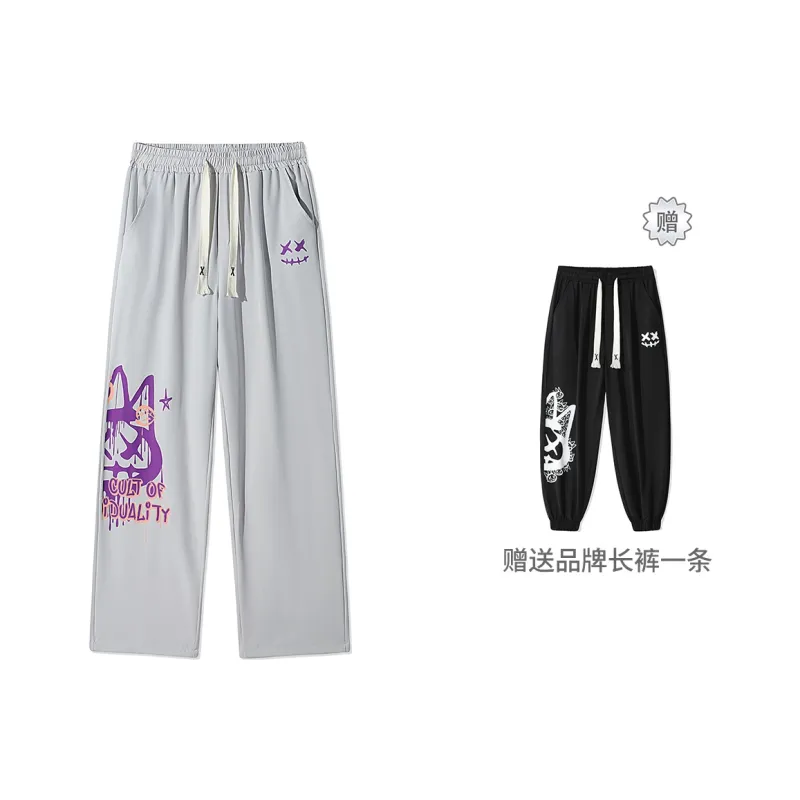 CULT OF INDIVIDUALITY Casual Pants Unisex Black-16
