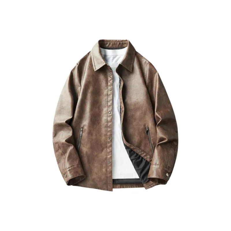 PIERRE CARDIN Leather Jacket Unisex-5