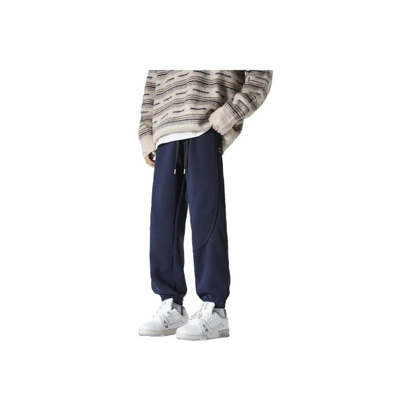 FASTFISH Casual Pants Unisex Light Gray-14