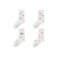 4 Pack (Pearl Bowknot 2+Scarf Puppy+Dot Cherry)