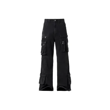 CATSSTAC Casual Pants Unisex Black