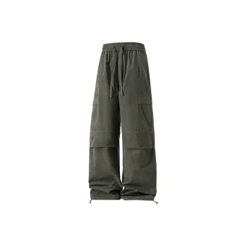 Warrior Huichao Bordeaux Red Cargo Pants Unisex