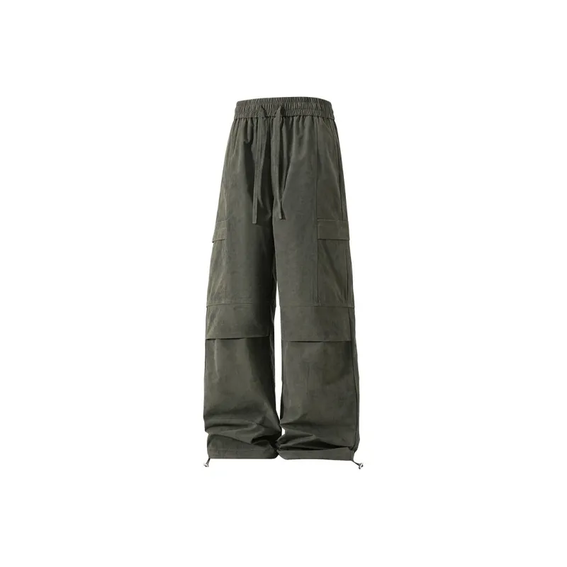 Warrior Huichao Bordeaux Red Cargo Pants Unisex-0