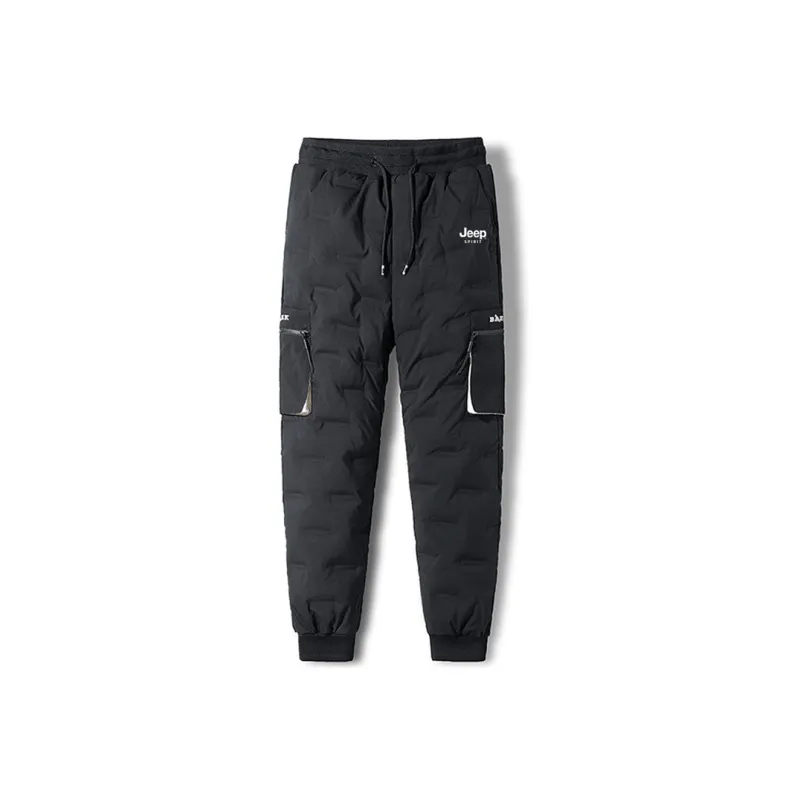 JEEP SPIRIT Down & Insulated Pants Men Black-0