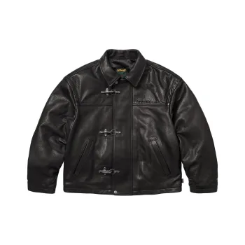 Supreme Schott Leather Clip Jacket