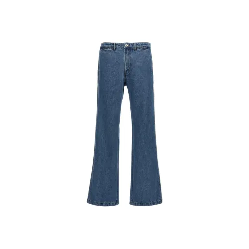 Wales Bonner Crochet panel Wide leg Jeans