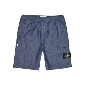 STONE ISLAND Casual Shorts Men's Blue