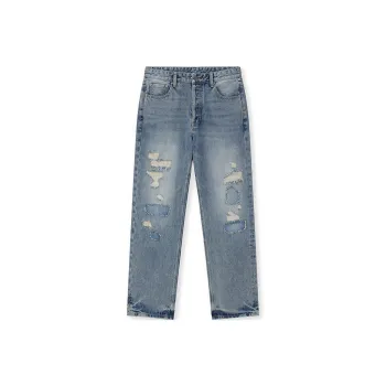 BONELESS Jeans Unisex Washed Blue