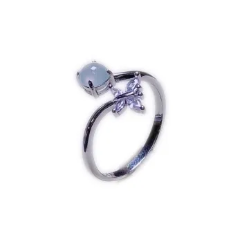 PUPAN Ice Glutinous Jadeite Rings Women's