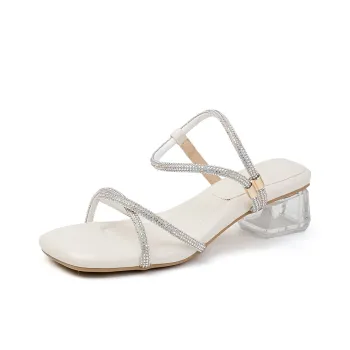 Zomila One Strap Sandals Women's Apricot