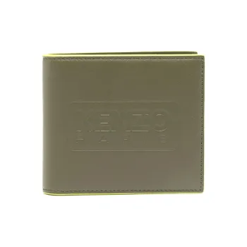 KENZO Calfskin Wallet Women's Green