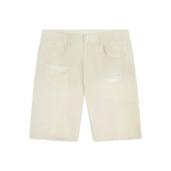 Givenchy Destroyed Denim Shorts