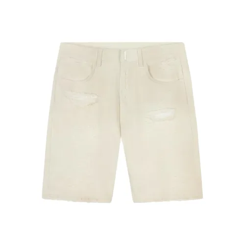 Givenchy Destroyed Denim Shorts