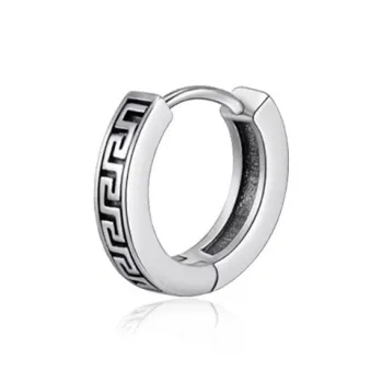 VEZA S925 Silver Earrings Men's