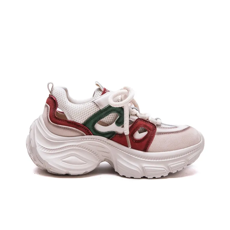 Chibang Lightweight Low Top Chunky Sneakers Women's-3