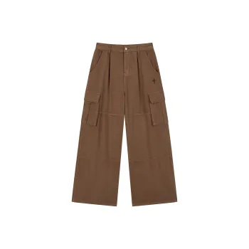Heartboon Jeans Unisex Coffee Brown