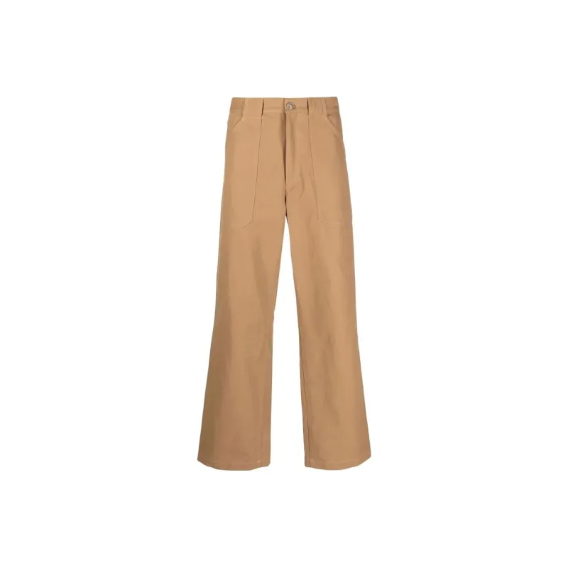 A.P.C Sidney Straight leg Cotton Trousers-0