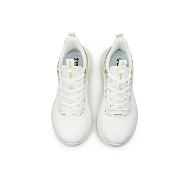 Warrior Breathable, Supportive, And Lightweight Low Top Casual Running Shoes Women's White Green-2