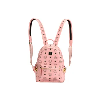 MCM Stark Visetos Mini Stark Backpack Women's Pink