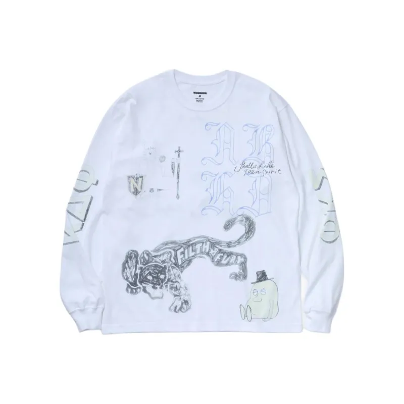 NEIGHBORHOOD Graphic print Long sleeve T shirt-0