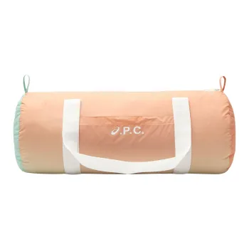 A.P.C ASICS Collaboration Polyester Gym Bag Unisex Orange & Green
