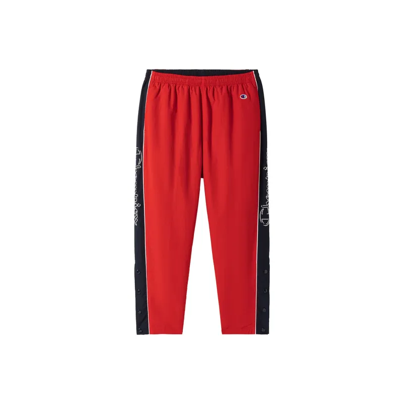 Champion Casual Pants Unisex Black Red-0