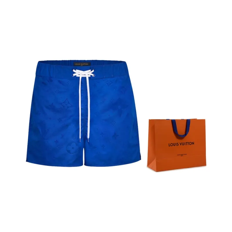 LOUIS VUITTON Casual Shorts Men's Electric Blue-5