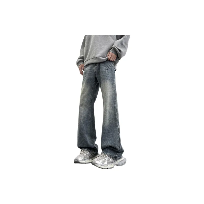 WARNING LIGHT Jeans Unisex Nostalgic Blue-0