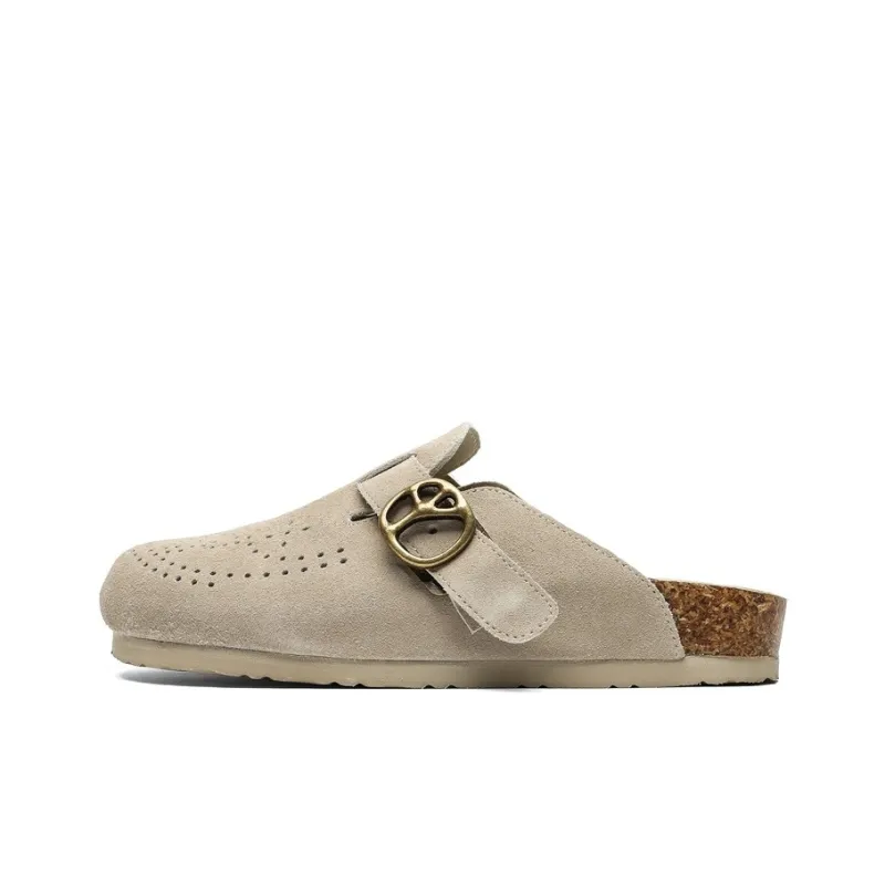 N6K8 Cut Out Slip Resistant Closed Toe Slippers Unisex-1