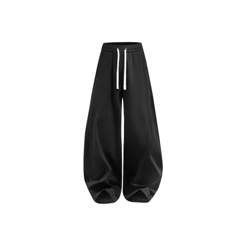 EUSU Casual Pants Unisex White Heather Gray