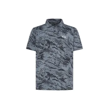 Oakley SS25 Polo Shirt Men's Two Tone Vortex Black/Green