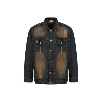 BING Jackets Coats Unisex Vintage Blue