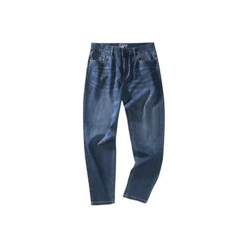 Dance With Wolves Jeans Men's Dark Blue