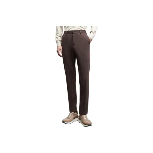 SAINT ANGELO Suit Trouser Men's Red Coffee