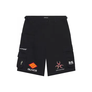 Balenciaga Casual Shorts Men's Black