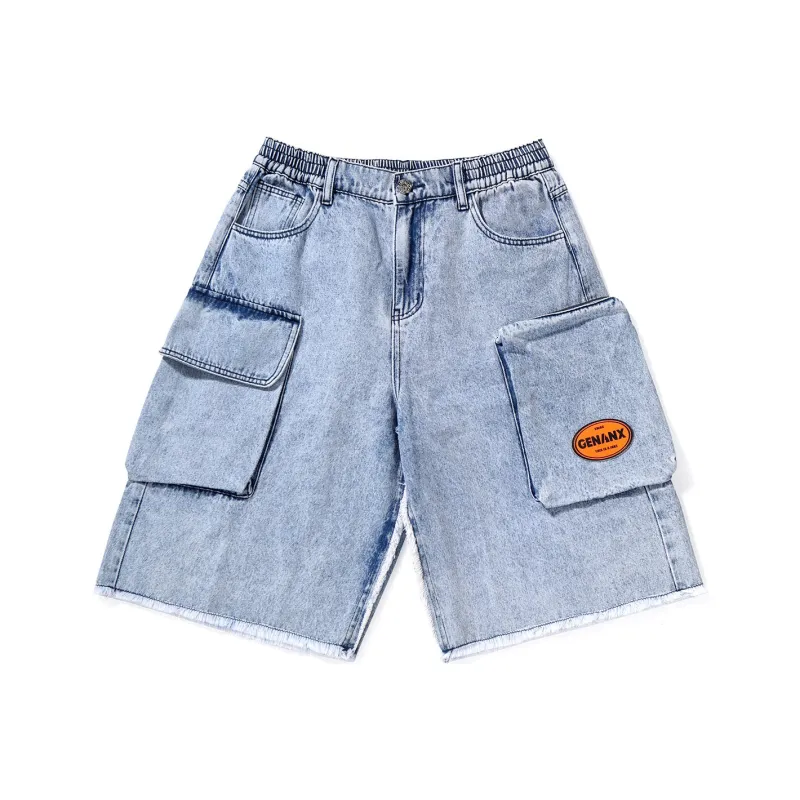 GENANX Denim Shorts Unisex-4