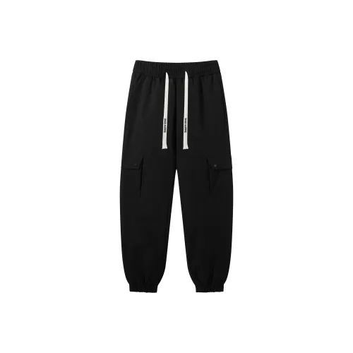 SESAME STREET Down Pants Unisex Black