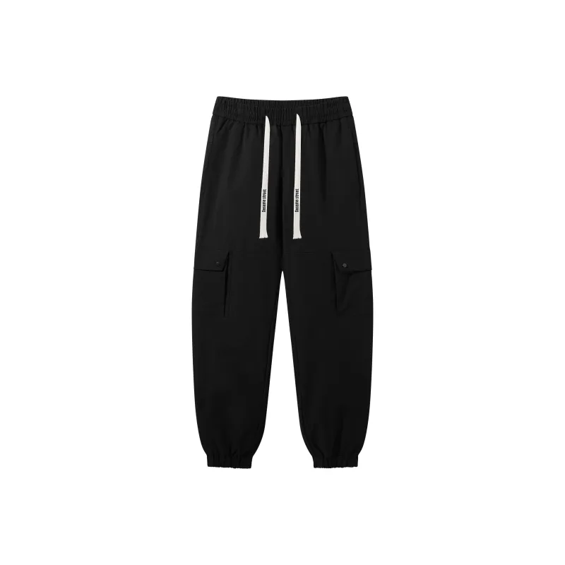 SESAME STREET Down Pants Unisex Black-0