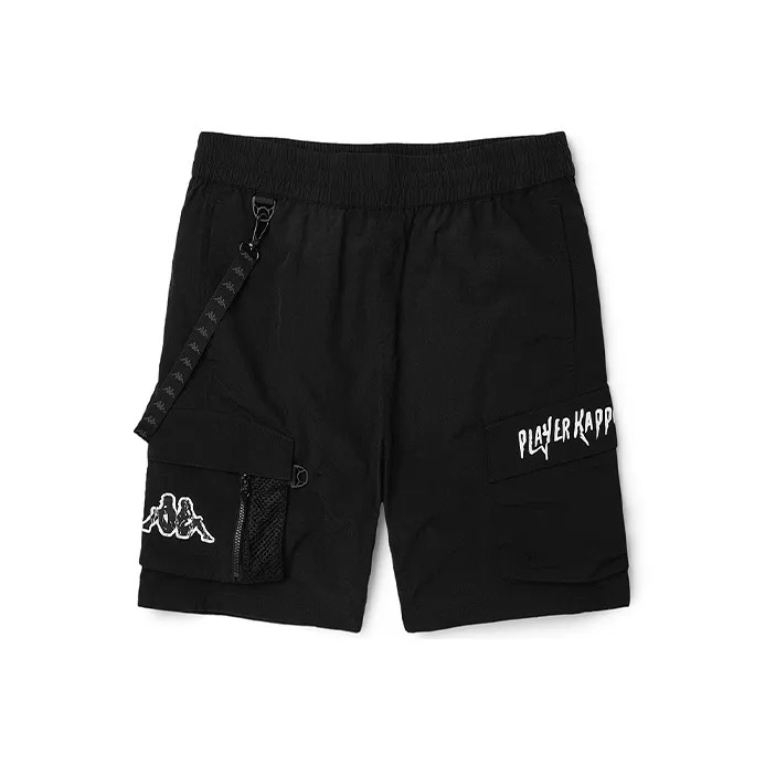 Kappa Cargo Shorts Men Black-0