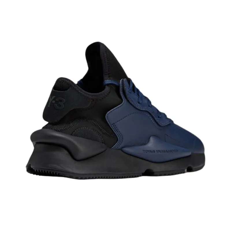 Y 3 Y 3 Kaiwa Slip Resistant Low Top Chunky Sneakers Unisex Blue-3