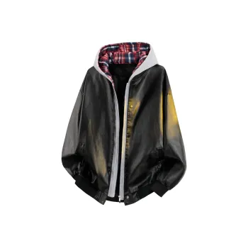 Yiwen Leather Jackets Coats Unisex