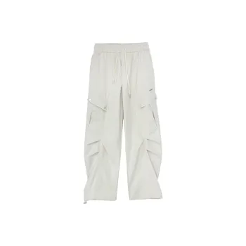 Black Late Casual Pants Unisex