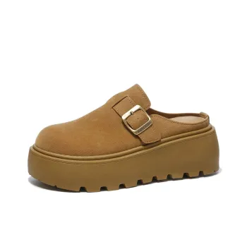 Little Red Man Stitching Abrasion Resistant Closed Toe Slippers Women's