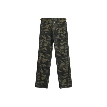Yiwen Jeans Unisex Camouflage
