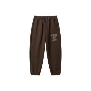 JEFF HAMILTON Knitted Sports Pants Unisex Brown