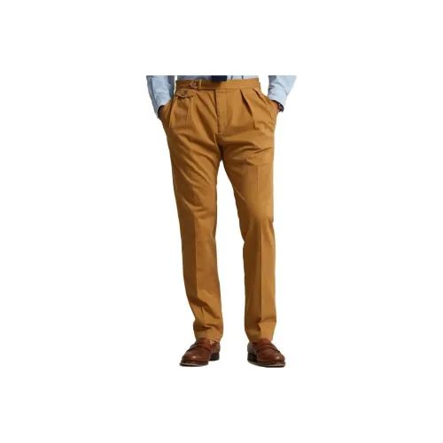 Polo Ralph Lauren Suit Trousers Men Earth Yellow