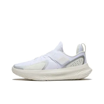 Under Armour Anti Slip Wear Resistant Low Top Running Shoes Men's White