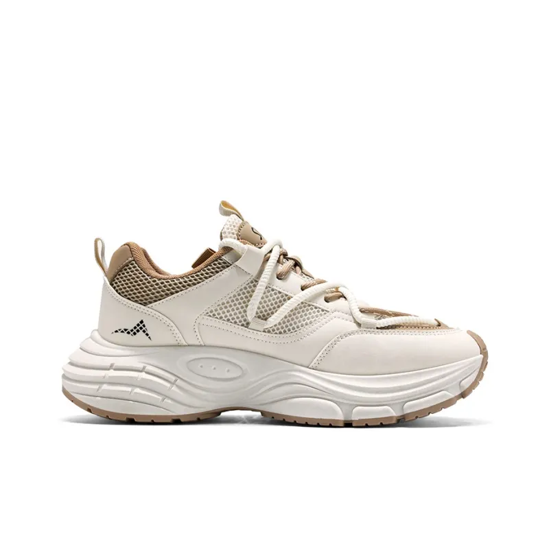 ATONGMU Cushioning, Slip Resistant, Abrasion Resistant, Lightweight Low Top Chunky Sneakers Unisex-3