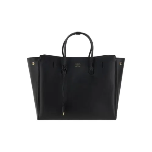 Balenciaga Hampton Carry All Calfskin Handbag Women's Black